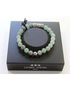 Bracelet Labradorite, Aventurine et Prospérité