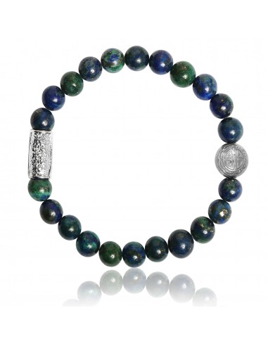 Bracelet Chrysocolle et Talisman