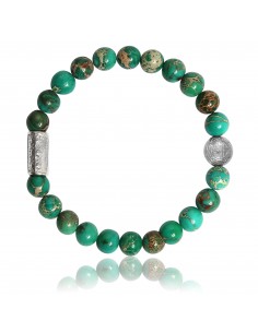 Bracelet 8mm Green Sea Jasper