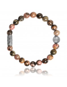 Bracelet Rhodonite with Buddha