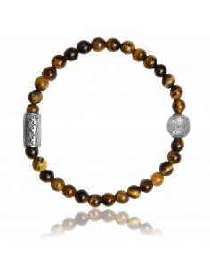 Bracelet 6 mm Tiger Eye