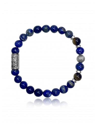 Bracelet Lapis Lazuli / Oeil de Tigre et Prospérité