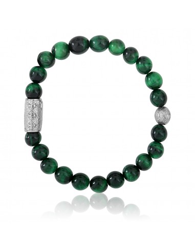 Bracelet Green Tiger Eye and Prosperity