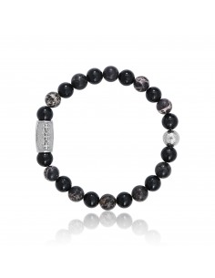 Bracelet Black Agate / Imperial Black Stone / Prosperity