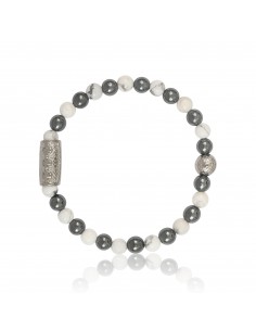 Bracelet 6 mm Howlite /...