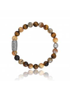 Bracelet 8mm Tiger Eye /...